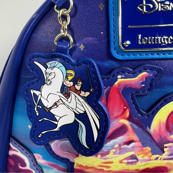 Loungefly | Disney Hercules Mount Olympus Golden Gates Mini Backpack - Picture 9 of 12